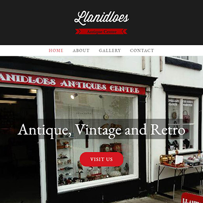 Llanidloes Antiques Website
