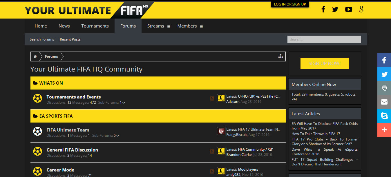 UltimateFIFA Forum Customisation